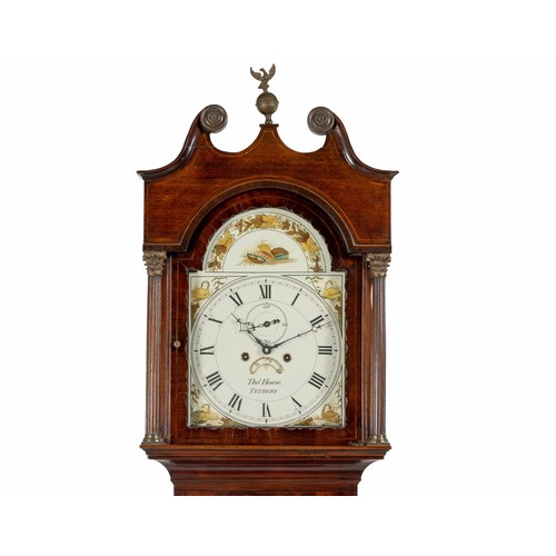 51 - A MAHOGANY LONGCASE CLOCK, THOMAS HOWSE, TETBURY