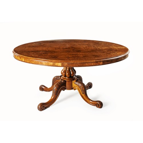 230 - A VICTORIAN WALNUT LOO TABLE