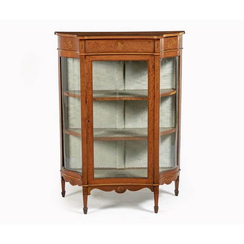 204 - A GEORGE III SATINWOOD CABINET