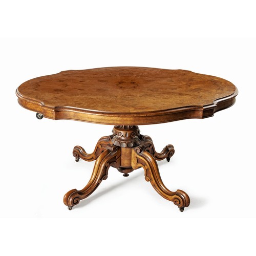 229 - A VICTORIAN WALNUT TABLE