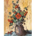 Alexander Rose-Innes (South African) STILL LIFE WITH NASTURTIUMS