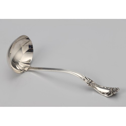 946 - A SILVER LADLE, IMPRESSED STERLING