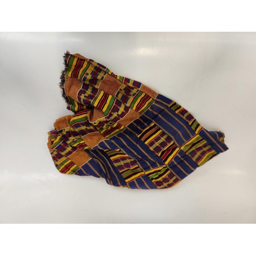 160 - A KENTE CLOTH, GHANA