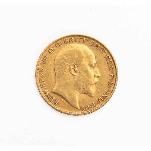 647 - A 1906 KING EDWARD VII GOLD HALF SOVEREIGN