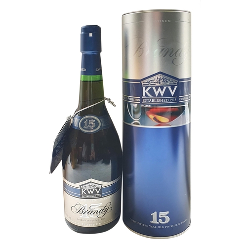 54 - ONE BOTTLE OF KWV 15 YEAR OLD BRANDY