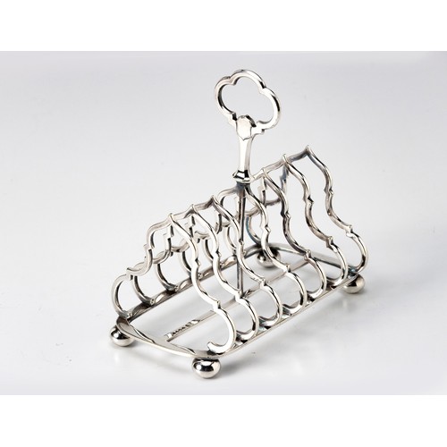 405 - AN ELECTROPLATED TOAST RACK