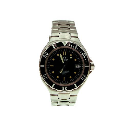 966 - AN OMEGA SEAMASTER WRISTWATCH-QUARTZ