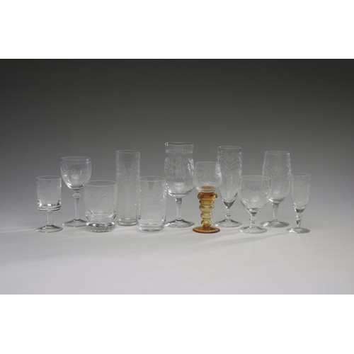 583 - A PART-SUITE OF THERIESENTHAL 'CONNOISEUR' PATTERN STEMWARE