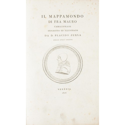 770 - IL MAPPAMONDO DI FRA MAURO CAMALDOLESE DESCRITTO ED ILLUSTRATO DA D. PLACIDO ZURLA DELLO STESSO ORDI... 