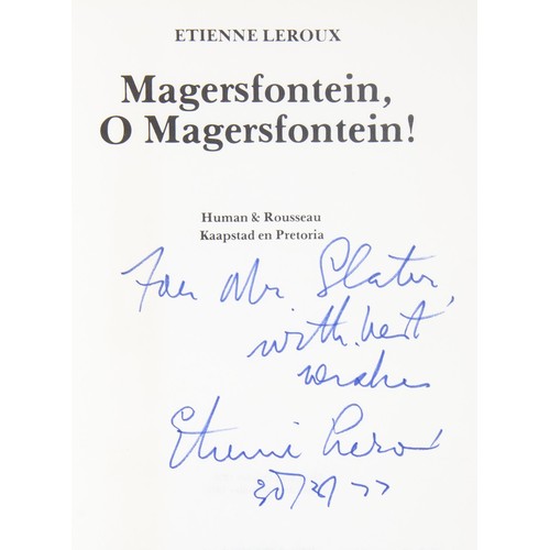 765 - MAGERSFONTEIN, O MAGERSFONTEIN! (Inscribed by Author) by Etienne Leroux