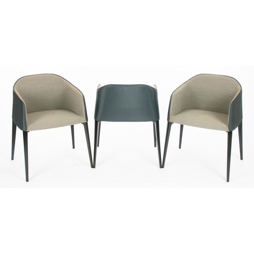 902 - A SET OF TEN PEDRALI LAJA ARMCHAIRS