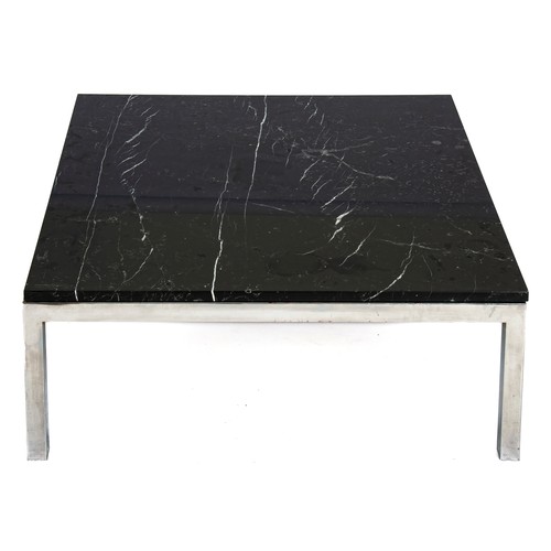 34 - A MARBLE-TOPPED COFFEE TABLE