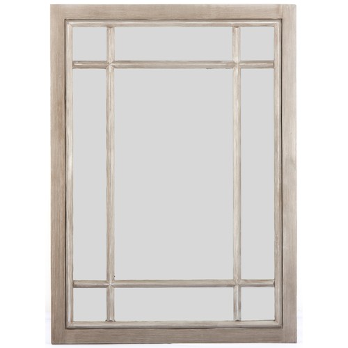 22 - A PAINTED WALL MIRROR, MODERN