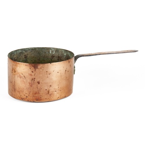 53 - A COPPER SAUCEPAN