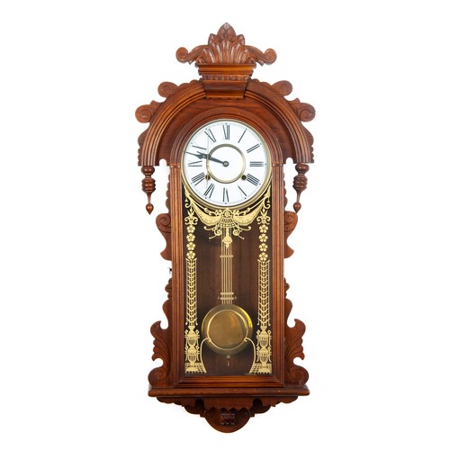 44 - A WALL CLOCK, 20TH CENTURY