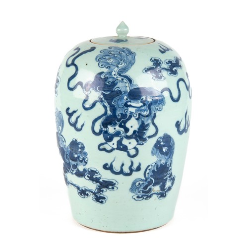 521 - A CHINESE BLUE AND WHITE 