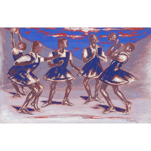 679 - Gerard Sekoto (South African 1913 - 1993) GIRLS PLAYING