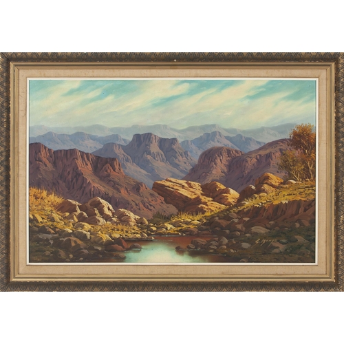 489 - Gawie (Gabriel) Cronje (South African 1930 - 2007) LANDSCAPE 