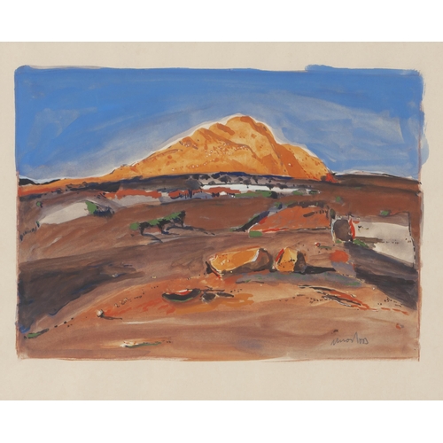 453 - Nico (Nicholas) Oswald Roos (South African 1940 - 2008) ORANGE MOUNTAIN