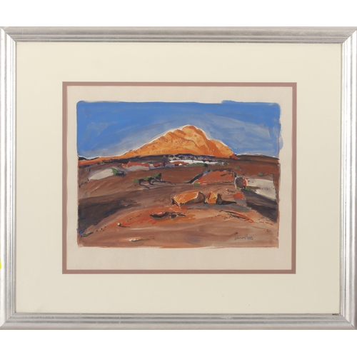 453 - Nico (Nicholas) Oswald Roos (South African 1940 - 2008) ORANGE MOUNTAIN