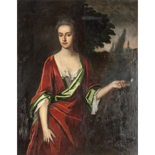 670 - Circle of Sir Godfrey Kneller LADY LAURA BEAUMANRICE RUSH