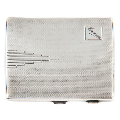 356 - A SILVER CIGAR CASE, MAKERS MARK INDISTINCT, BIRMINGHAM, 19TH CENTURY