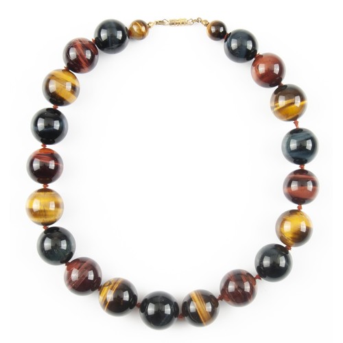 1004 - A STRAND OF TIGERS EYE