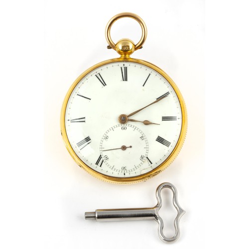 962 - A 18CT GOLD POCKET WATCH