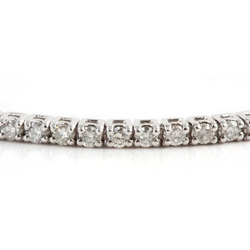 222 - A DIAMOND TENNIS BRACELET 2,08 CARATS