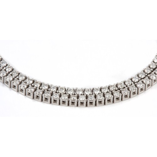 224 - A DIAMOND TENNIS BRACEELT 2,85 CARATS