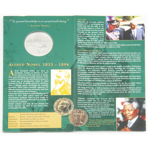 83 - A 1 OUNCE SILVER NELSON MANDELA COMMEMORATIVE MEDAL