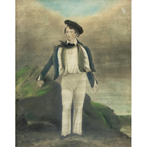 466 - After Roger Jean (British 1783–1828) MIDSHIPMAN SPENCER FRENCH DRAKE, SON OF COMMANDER S.F. DRAKE an... 