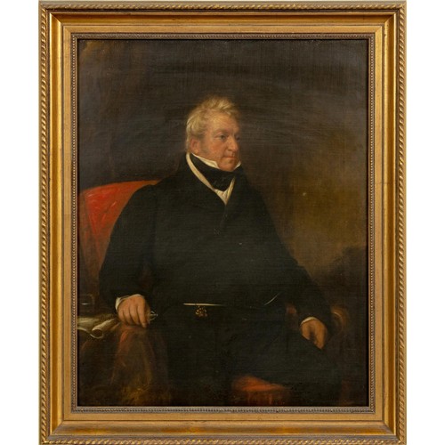 457 - Continental School (19th Century) PORTRAIT OF A GENTLEMAN