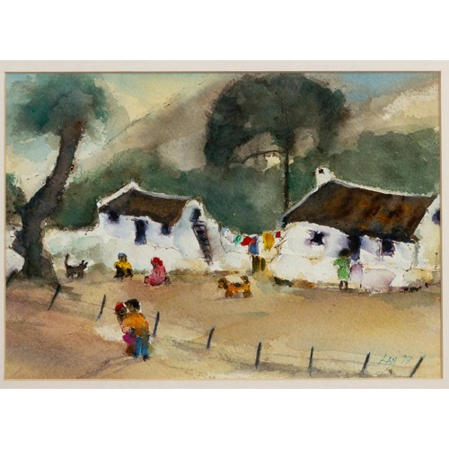 485 - Unknown Artist (South African 20th Century) CAPE COTTAGES