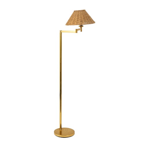 16 - A BRASS STANDARD LAMP