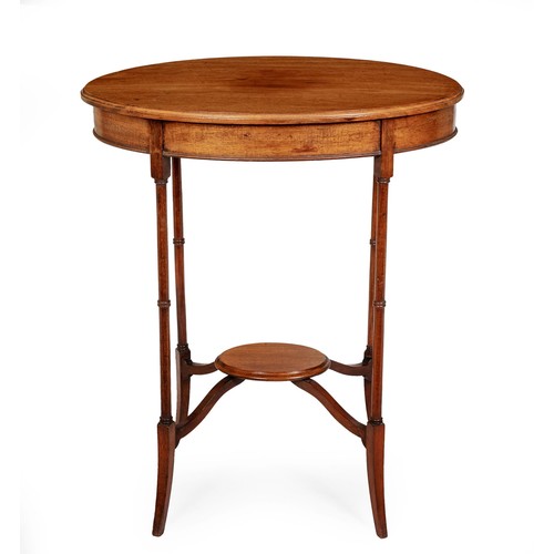 28 - A MAHOGANY OCCASIONAL TABLE