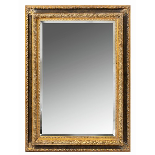 101 - A GILT PAINTED MIRROR, MODERN