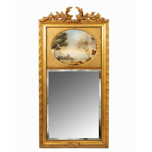 102 - A REGENCY STYLE GILT MIRROR