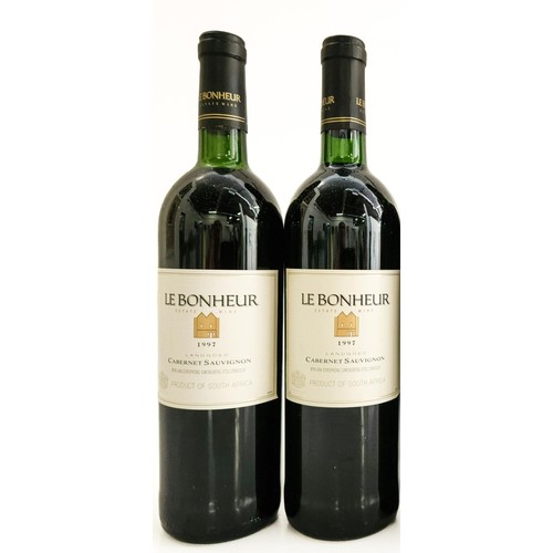 28 - 1997 Le Bonheur Cabernet Sauvignon, two bottles 750ml