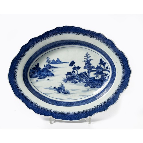 135 - A CHINESE BLUE AND WHITE 