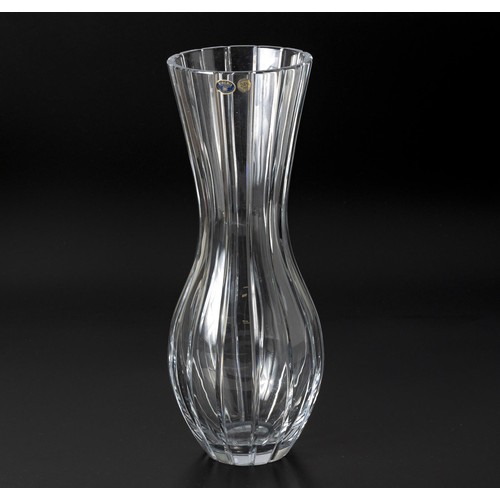 239 - A BOHEMIA LEAD-CRYSTAL VASE