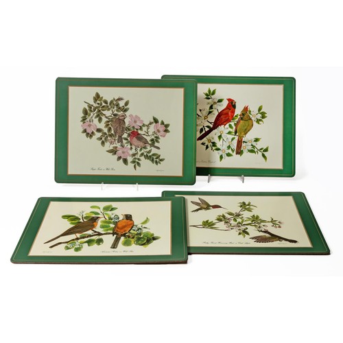 309 - A SET OF FOUR 'BIRD' BOARD PLACEMATS