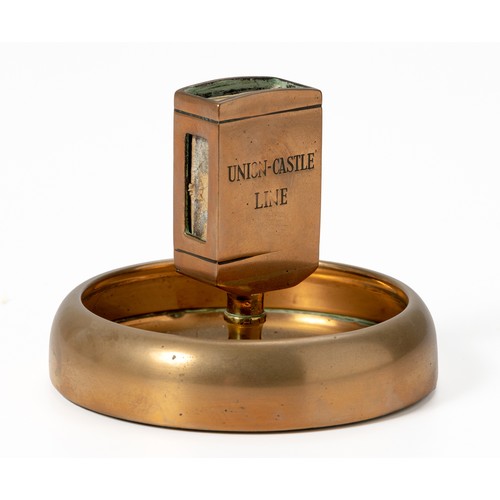 548 - A BRASS ASHTRAY