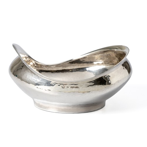 592 - A SOUTH AFRICAN SILVER BOWL, R KIROV, 20TH CENTURY