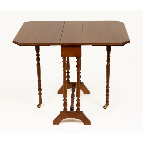 80 - A MAHOGANY SUTHERLAND TABLE, MODERN