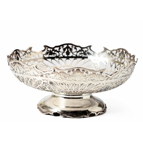 581 - AN ELIZABETH II SILVER ROSE BOWL, VINERS LTD, SHEFFIELD, 1966