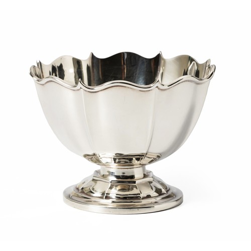 576 - AN EDWARD VII SILVER SWEET DISH, MAKERS MARK RUBBED, BIRMINGHAM, 1906