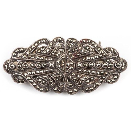 71 - A SILVER BROOCH/HAIRPIECE