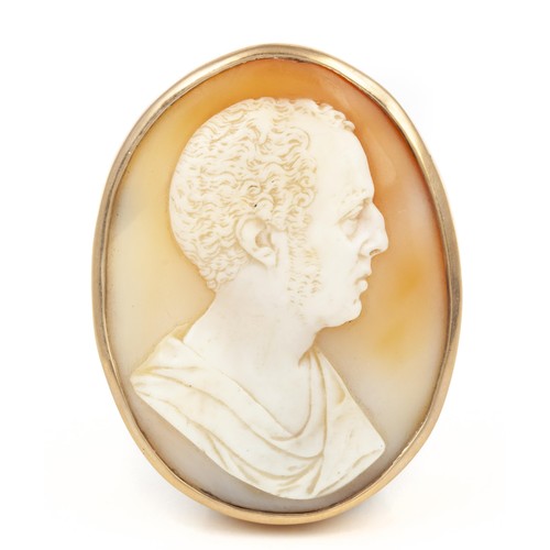 114 - A CAMEO PENDANT/BROOCH