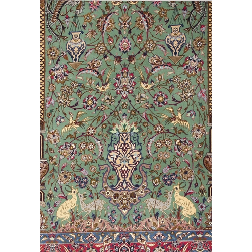 361 - AN ISFAHAN, IRAN, MODERN, 185 by 109cm